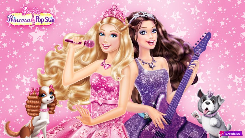 Обои Барби принцесса и поп-звезда